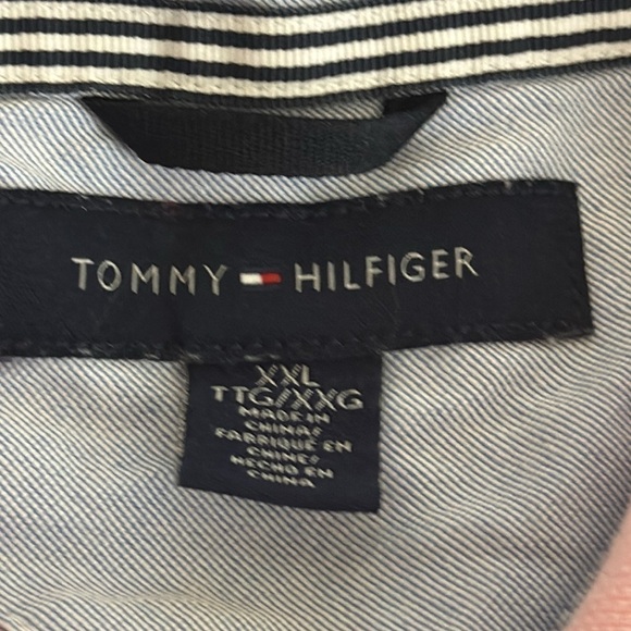 Tommy Hilfiger PIque Knit Polo Shirt Men's XXL Pink Short Sleeve - Picture 7 of 13